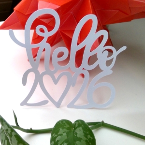 Neujahr Folie Papier