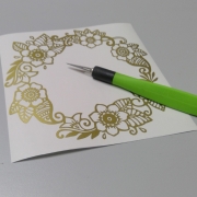 Blumenkranz Plotterdatei SVG DXF 