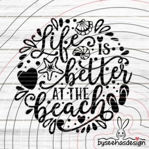 Beach Plotterdatei SVG DXF