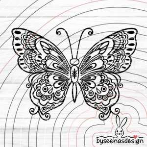 Schmetterling Plotterdatei SVG DXF