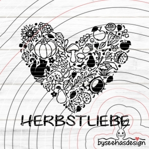 Herbstherz Plotterdatei SVG DXF FCM