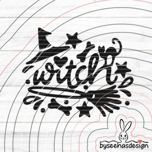 witch Plotterdatei SVG DXF FCM