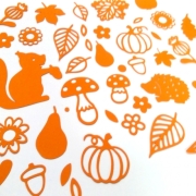 Herbst Deko Plotterdatei SVG DXF FCM