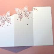 Karte Schmetterlinge Plotterdatei SVG DXF