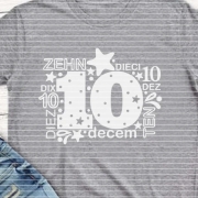Zehn Plotterdatei SVG DXF