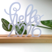 Hello 2026 Plotterdatei SVG DXF FCM