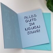 Karte Kaminfeger mit Kuvert Plotterdatei SVG DXF