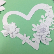 Blumen und Herz Plotterdatei SVG DXF 