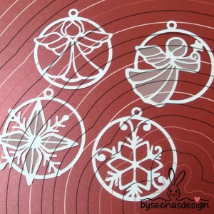 Engel Stern Kugeln Plotterdatei SVG DXF 