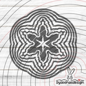 Stern Weihnachten 2 Plotterdatei SVG DXF