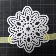 Deko Stern mit Rahmen Plotterdatei SVG DXF