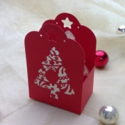 Geschenkverpackung Tannenbaum Plotterdatei SVG DXF FCM