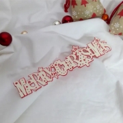 Merry Christmas Band Plotterdatei SVG DXF 