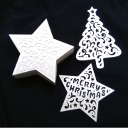 Sterne Tannenbaum Plotterdatei SVG DXF 