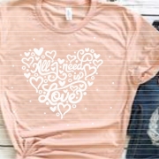 All I need is Love Plotterdatei SVG DXF