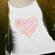 All You need is Love Plotterdatei SVG DXF