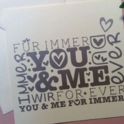 You and me Plotterdatei SVG DXF  