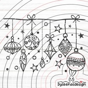Baumkugeln Teil1 Plotterdatei SVG DXF