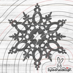 Deko Stern Plotterdatei SVG DXF