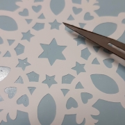 Deko Stern Plotterdatei SVG DXF