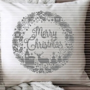 Kranz Merry Christmas Plotterdatei SVG DXF