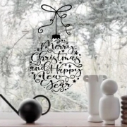 Merry Christmas Plotterdatei SVG DXF 