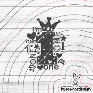 I'm one Plotterdatei SVG DXF