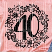 Blumenkranz Zahlen 0-9 Plotterdatei SVG DXF