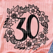 Blumenkranz Zahlen 0-9 Plotterdatei SVG DXF