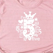I'm five Plotterdatei SVG DXF 
