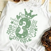 I'm three Plotterdatei SVG DXF