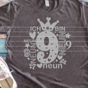 Zahl 9 Plotterdatei SVG DXF FCM