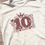 Zahl Zehn Plotterdatei SVG DXF