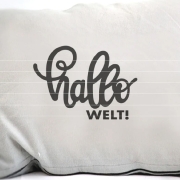 Hallo Welt Plotterdatei SVG DXF