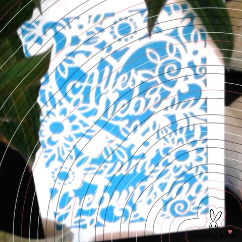 Karte Geburtstag Plotterdatei SVG DXF