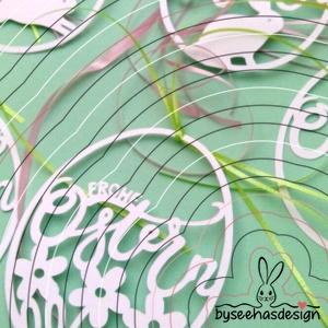 6 Ostereier Plotterdatei SVG DXF