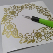 Blumenkranz Zahlen 0-9 Plotterdatei SVG DXF