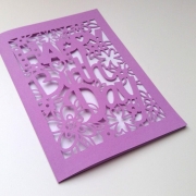 Happy Birthday Karte Plotterdatei SVG DXF