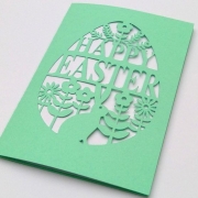 Karte Happy Easter Plotterdatei SVG DXF