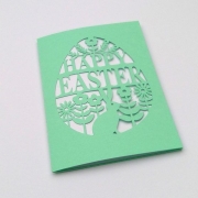 Karte Happy Easter Plotterdatei SVG DXF