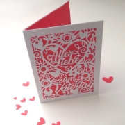 Karte Vatertag Plotterdatei SVG DXF